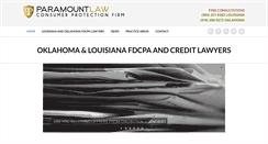 Desktop Screenshot of paramountlaw.net